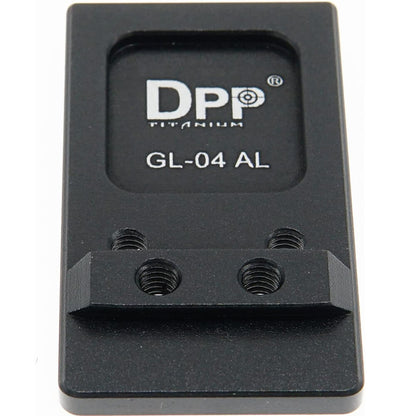 DPP Titanium Rear Sight Mount Aluminum Alloy Vortex Razor/Sig Romeo 3/C-more STS Footprint - Glock