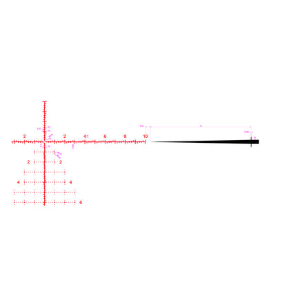 Riton Optics 5C525LFI 5 Conquer Black Anodized 525x50mm MRAD 34mm Tube Illuminated PSR Reticle
