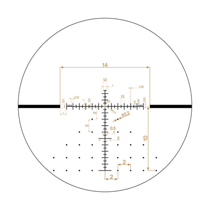 Riton Optics 3P318LFI23 3 Primal Black 318x50 First 30mm Tube Illuminated LRH Reticle