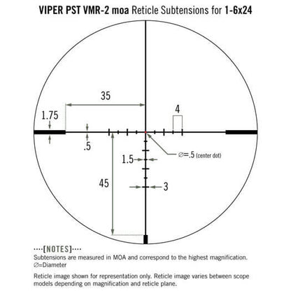 Vortex Optics Viper PST Gen II 1-6x24 SFP Scope