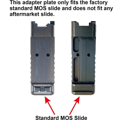 DPP Titanium Mount/Adapter Plate Compatible with Glock 17 19 MOS Holosun 509T