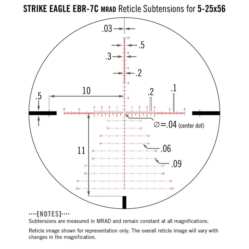 Vortex Optics Strike Eagle 5-25x56 First Focal Plane Riflescopes