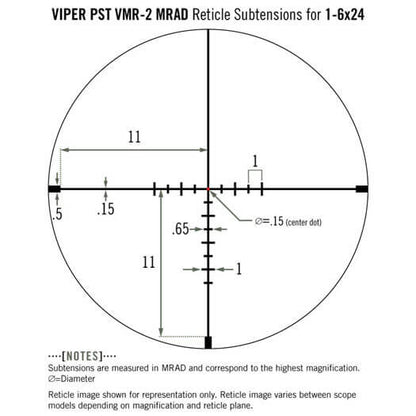 Vortex Optics Viper PST Gen II 1-6x24 SFP Scope