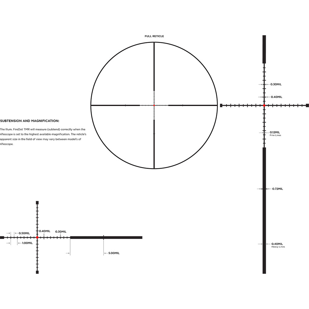 Leupold Mark 3HD 3-9x40 (30mm) P5 Illum. FireDot TMR