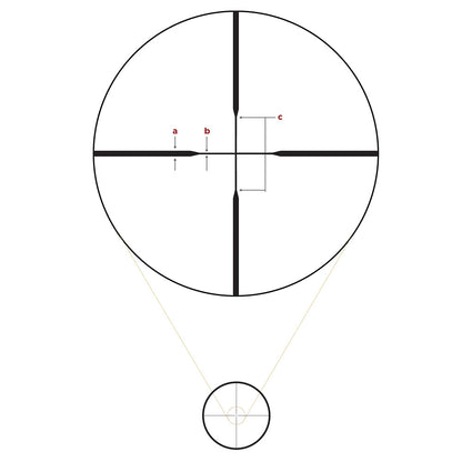 Leupold VX-3HD 6.5-20x40mm (1 inch) EFR CDS-T Fine Duplex Rifle Scope