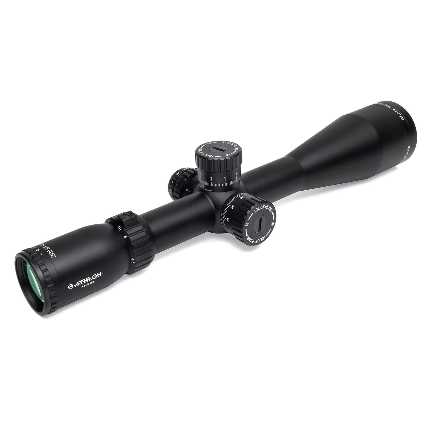 Athlon Optics Midas BTR GEN2 4.5-27x50 30mm Rifle Scope w / Athlon Armor Rings