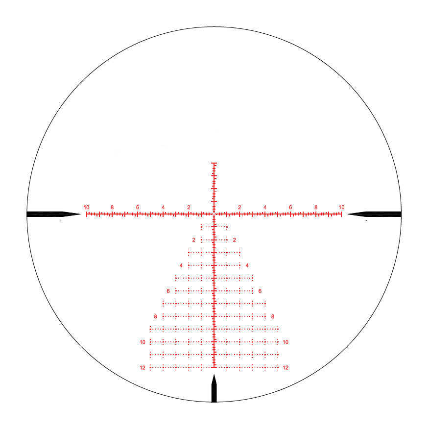 Riton Optics 7C318LFIP 7 Conquer Black Hardcoat Anodized 318x 50mm 34mm Tube Illuminated Red PSR Reticle Features Throw Lever