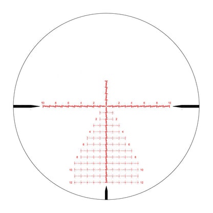 Riton Optics 7C318LFIP 7 Conquer Black Hardcoat Anodized 318x 50mm 34mm Tube Illuminated Red PSR Reticle Features Throw Lever