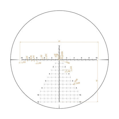 Riton Optics 7C318LPFI23 7 Conquer Black 318x50mm 34mm Tube Illuminated PSR Reticle