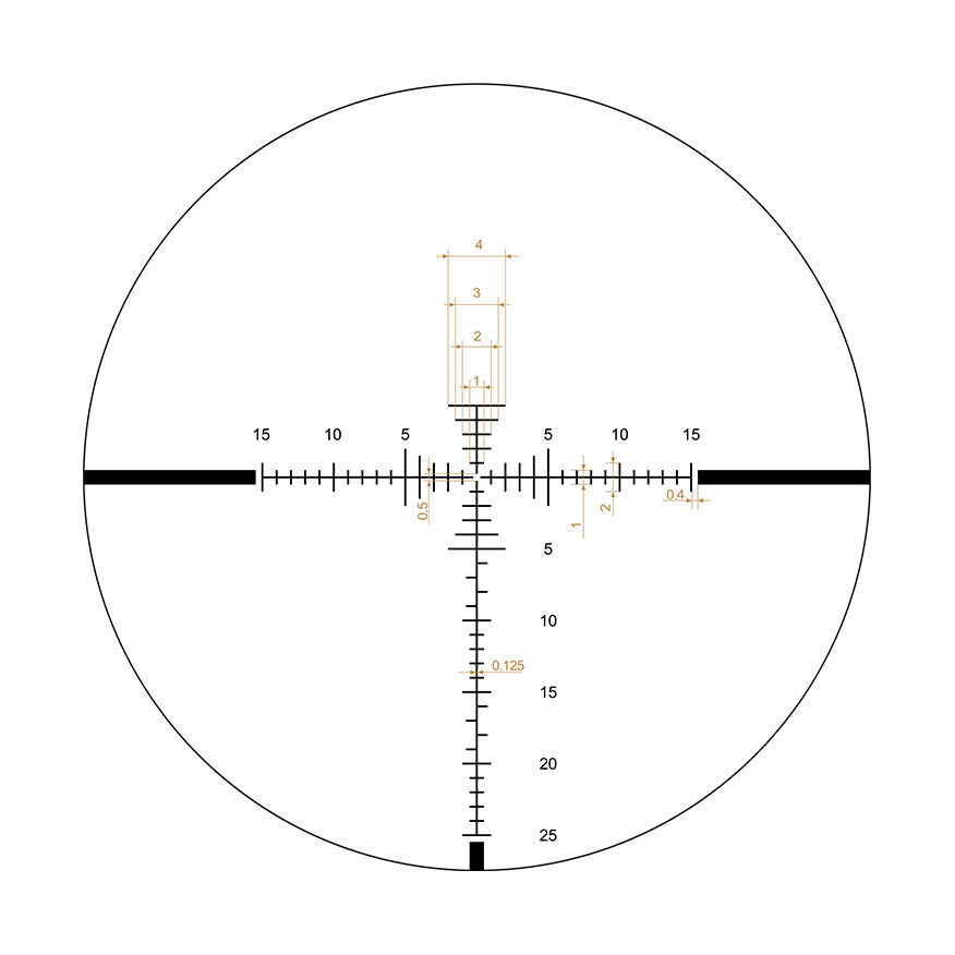 Riton Optics 7C324ASI23 7 Conquer Black 324x50mm 34mm Tube Illuminated G7 Reticle