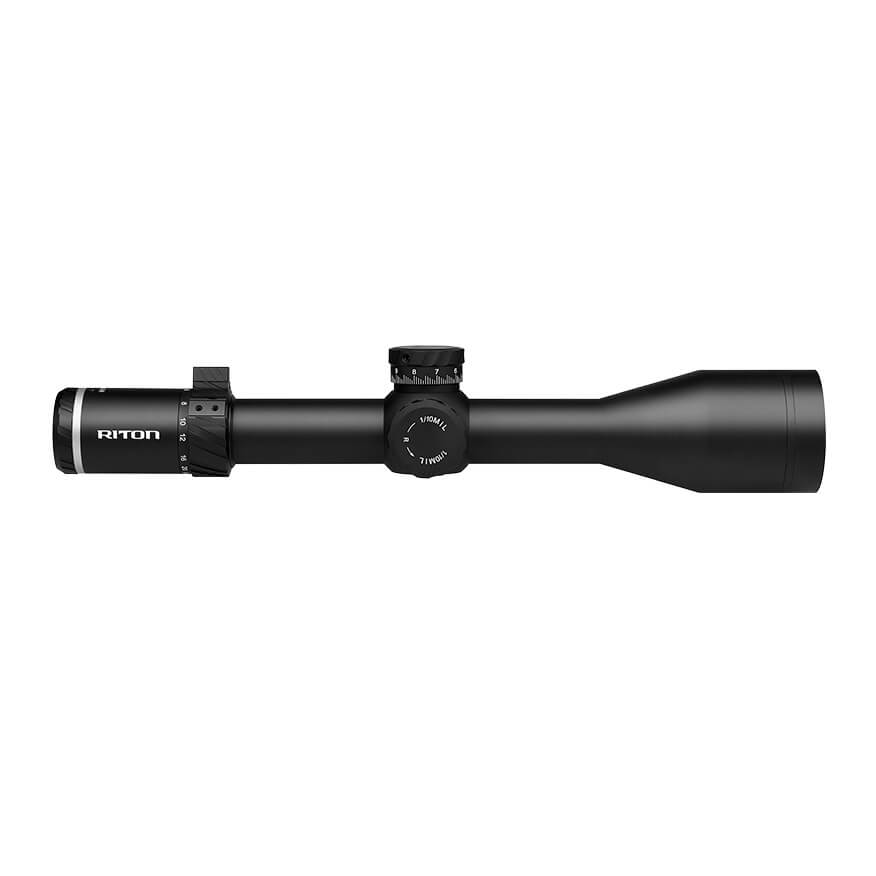 Riton Optics 7C432LFI23 7 Conquer Black 432x56mm Riflescope  MRAD 34mm Tube Illuminated PSR Reticle