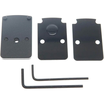 DPP Titanium Red Dot Mount Plate Adapter Aluminum Alloy Trijicon RMR/Holosun 507C Footprint