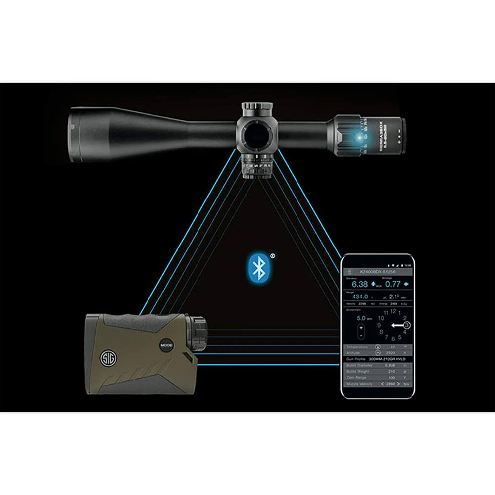 Sig Sauer Kilo 2200 BDX Laser Rangefinder 7x25 mm (3,400 Yards)