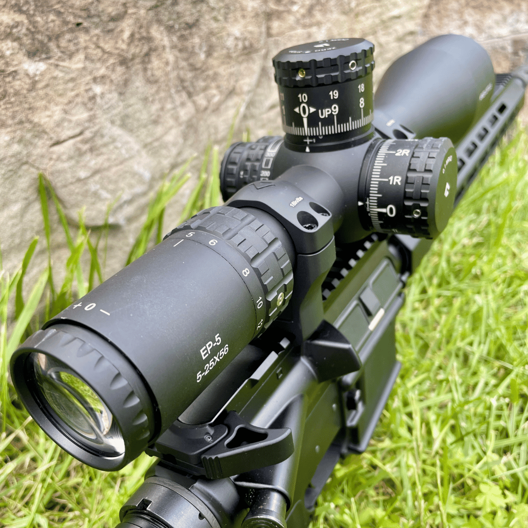 Arken Optics EP5 5-25X56 FFP VPR Illuminated Reticle with Zero Stop - 34mm Tube