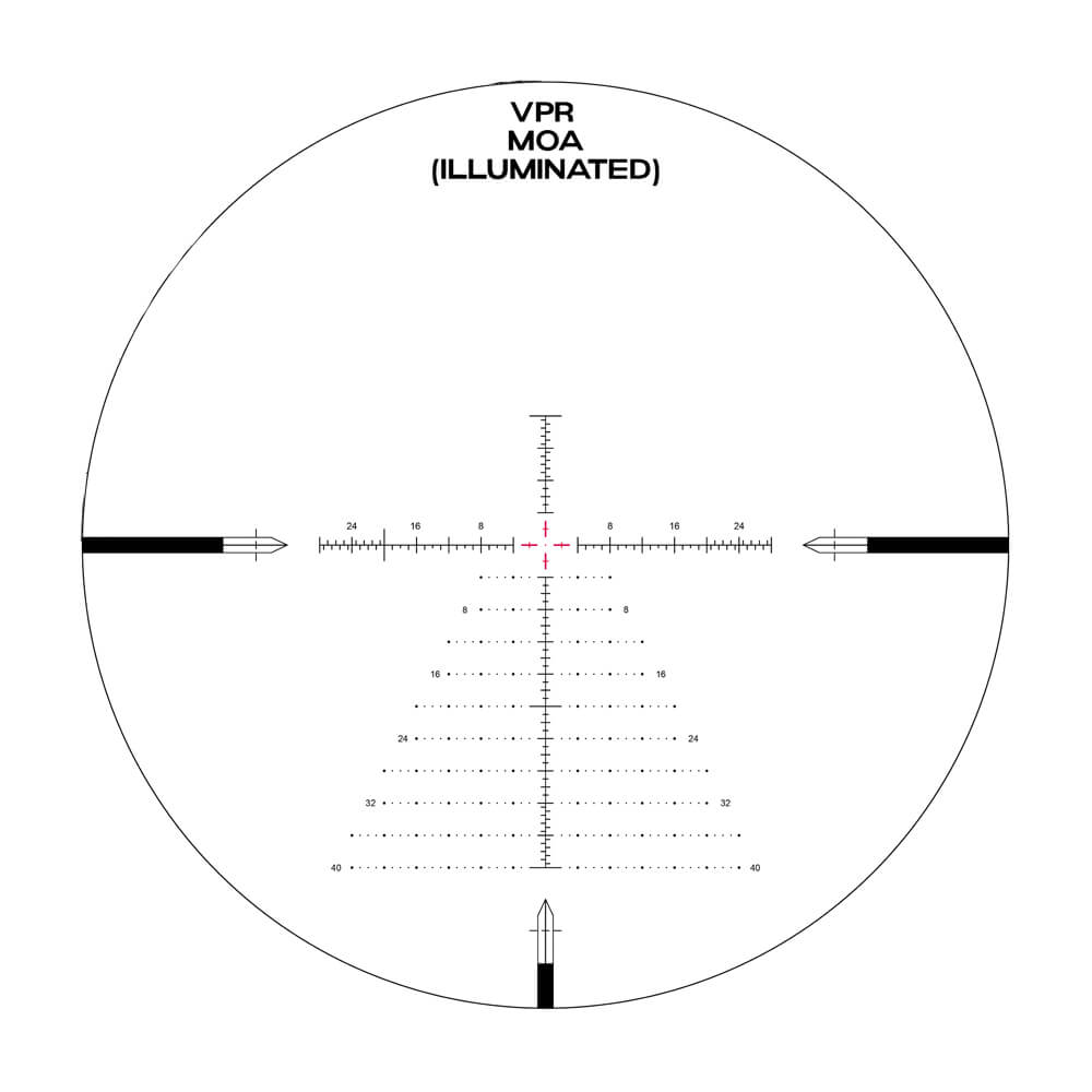 Arken Optics EPL4 6-24x50 FFP Illuminated Reticle with Zero Stop - 30mm Tube