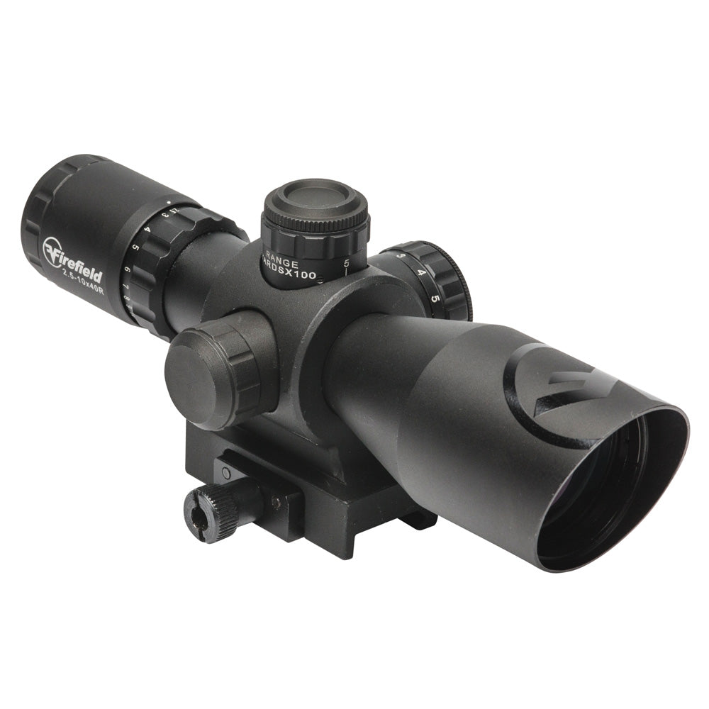 Firefield Barrage 2.5-10x40 Riflescope with Green Laser