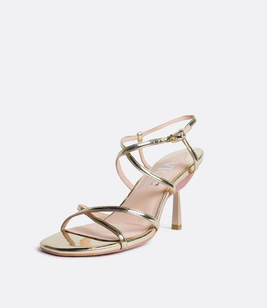 Strappy Sandals in Gold