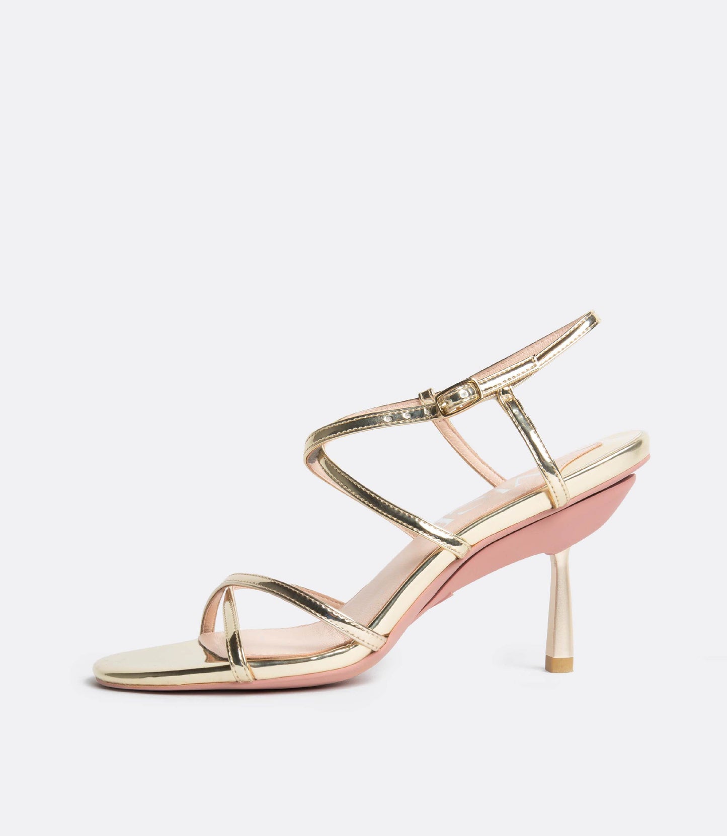 Strappy Sandals in Gold
