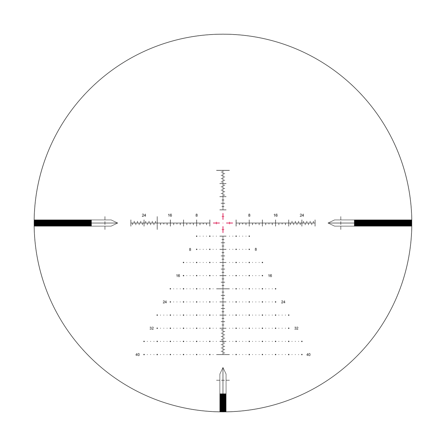 Arken Optics SH-4J 6-24X50 FFP MOA VPR 34mm Tube