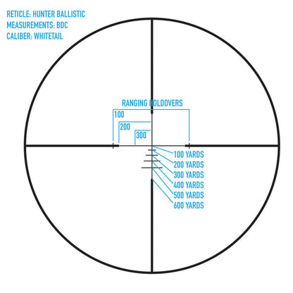 Sightmark Core HX 3-9x40 HBR Hunter's Ballistic Riflescope
