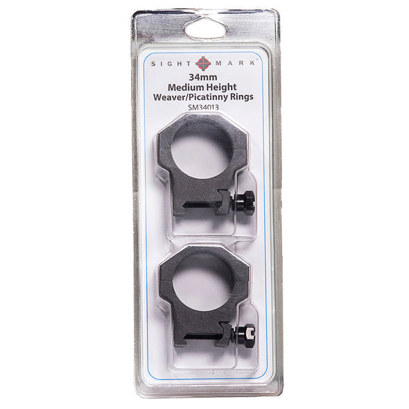Sightmark Tactical Mounting Rings -34mm High Height Picatinny Rings