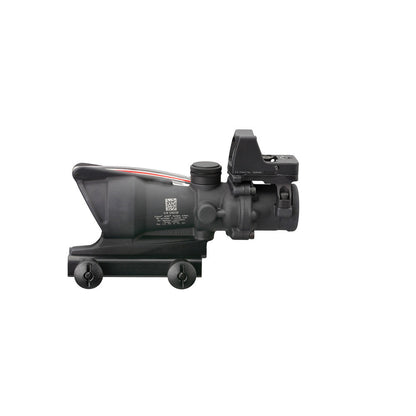 Trijicon 100550 ACOG Combo Matte Black 4x32mm Illuminated Red Crosshair .223 BDC Reticle