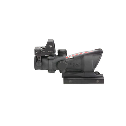Trijicon 100550 ACOG Combo Matte Black 4x32mm Illuminated Red Crosshair .223 BDC Reticle