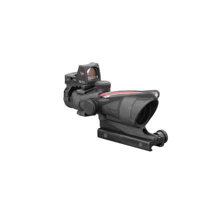 Trijicon 100550 ACOG Combo Matte Black 4x32mm Illuminated Red Crosshair .223 BDC Reticle