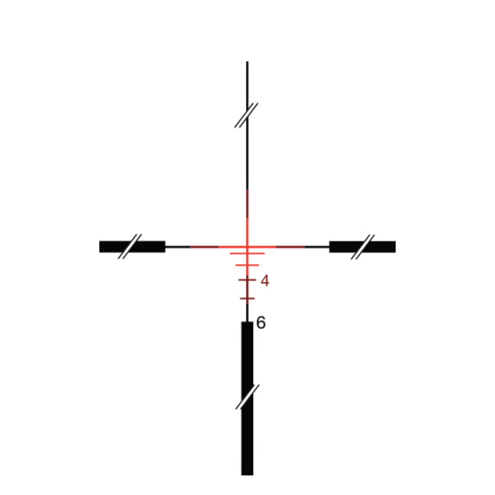 Trijicon 100550 ACOG Combo Matte Black 4x32mm Illuminated Red Crosshair .223 BDC Reticle