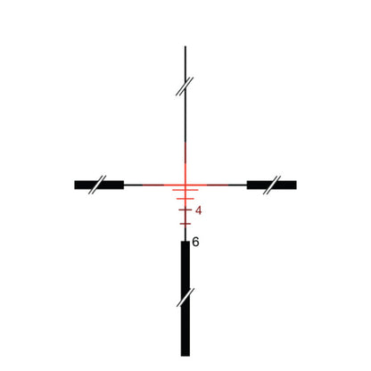 Trijicon 100550 ACOG Combo Matte Black 4x32mm Illuminated Red Crosshair .223 BDC Reticle