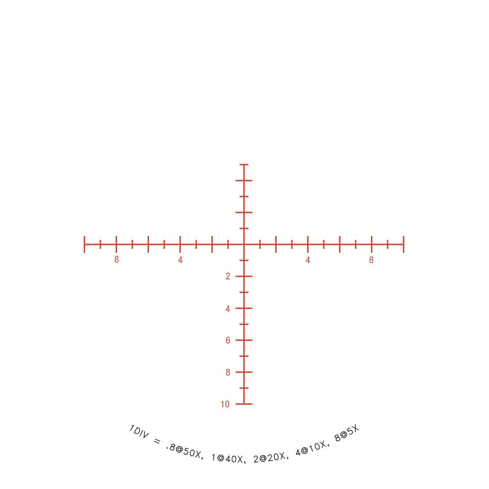 Trijicon 3000016 Tenmile Matte Black 5-50x56mm 34mm Tube LED Illuminated Red/Green MOA Long Range Reticle