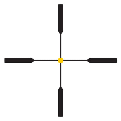 Trijicon 200023 AccuPoint Black Hardcoat Anodized 2.5-10x56mm 30mm Tube Illuminated Duplex Crosshair w/Amber Dot Reticle