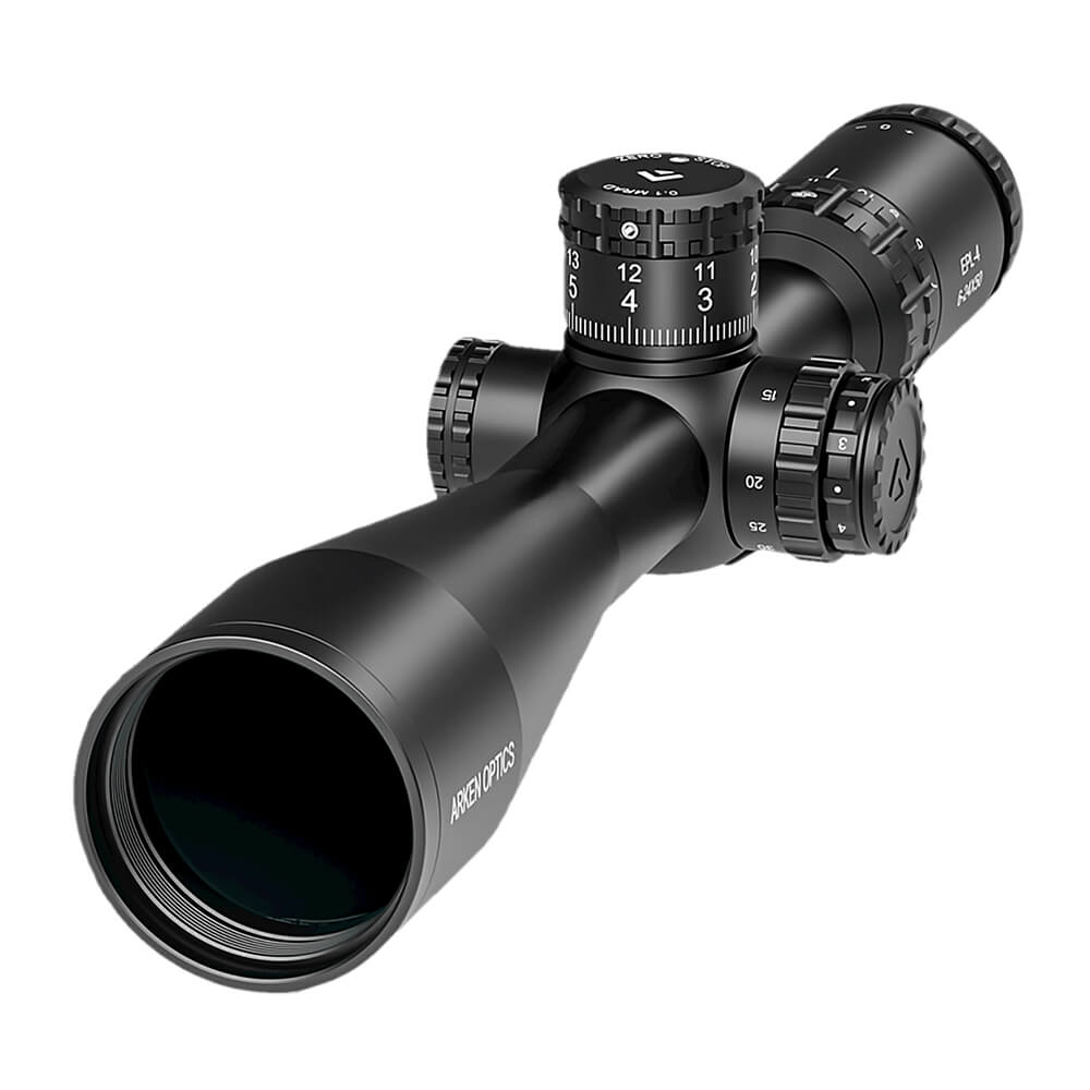 Arken Optics EPL4 6-24x50 FFP Illuminated Reticle with Zero Stop - 30mm Tube