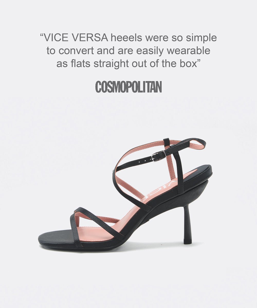 Strappy Sandals in Black