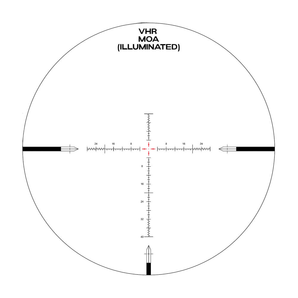 Arken Optics EPL4 6-24x50 FFP Illuminated Reticle with Zero Stop - 30mm Tube